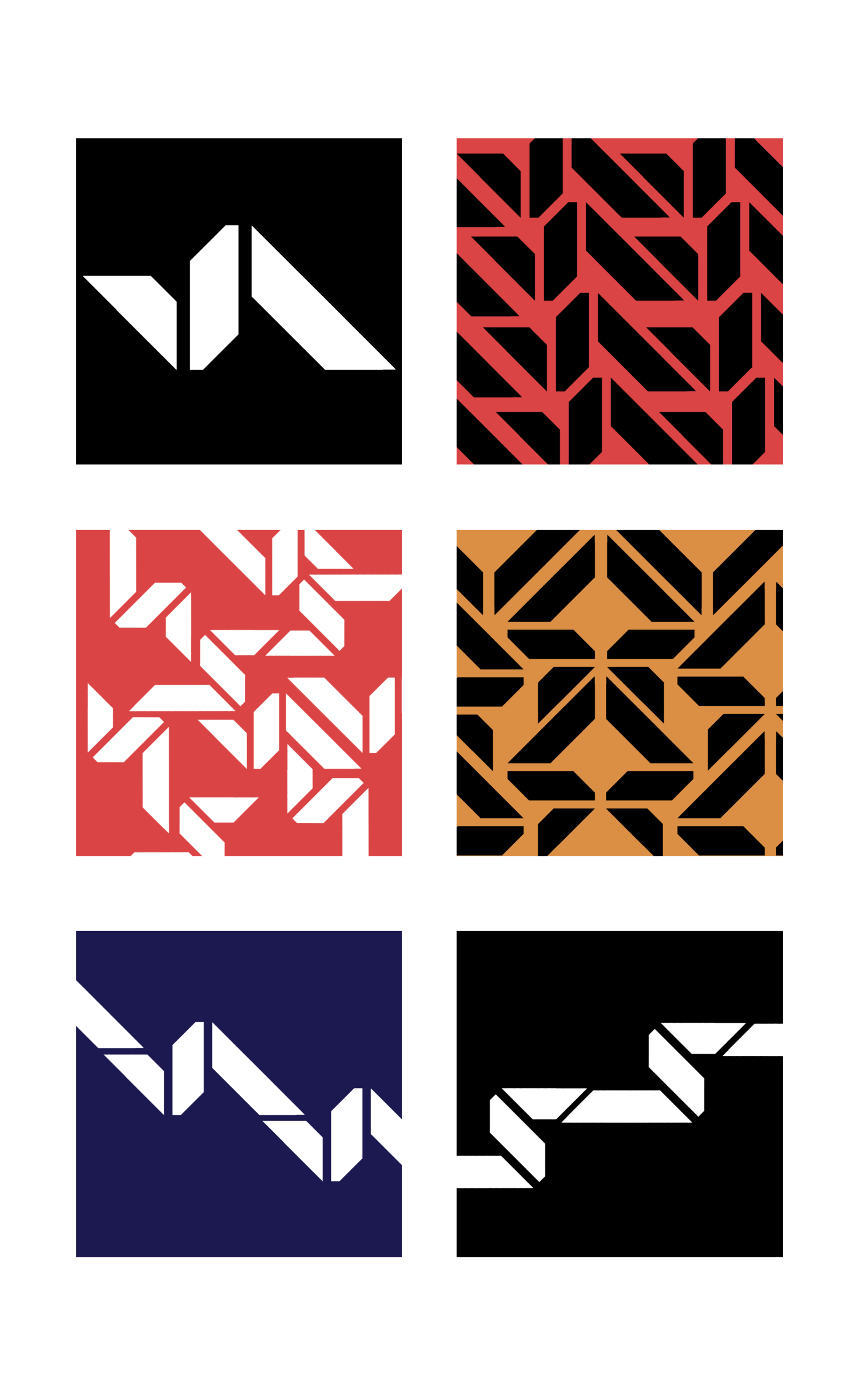 Pattern based logo works